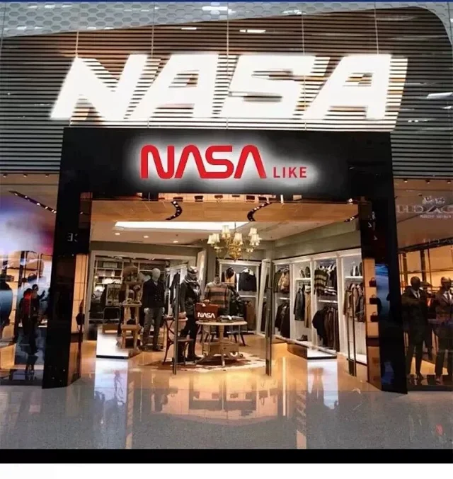 NASA Summer Casual Unisex Cotton Shorts Detail