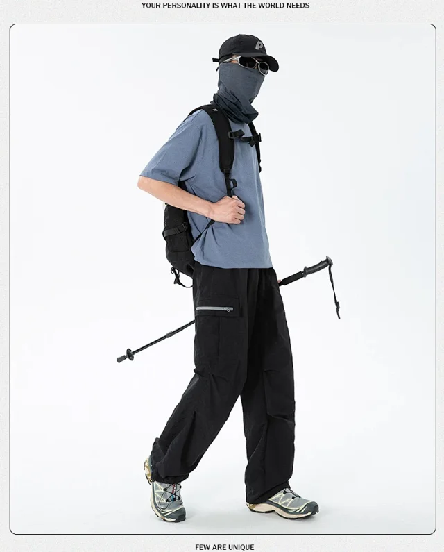 2025 Summer Waterproof Parachute Pants Detail