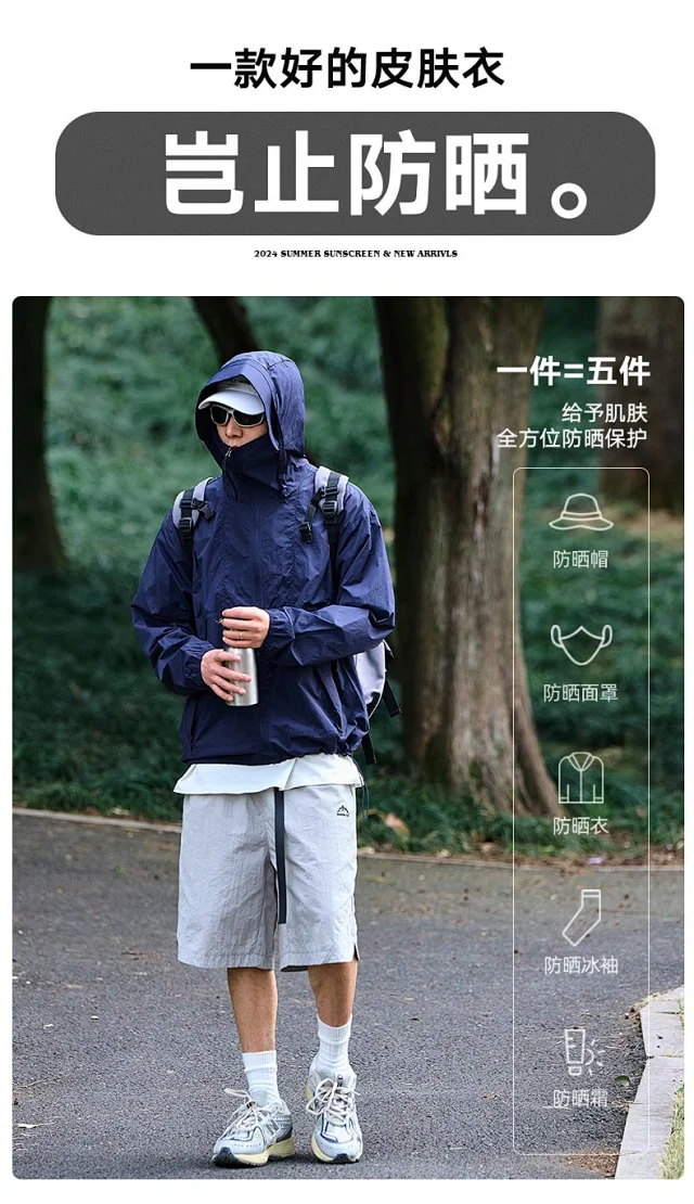 2025 UV Protection Outdoor Skin Coats (Unisex) Detail