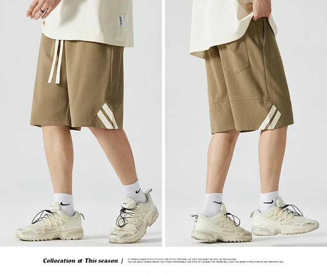 Men's Summer Ice Silk Beach Shorts Detail