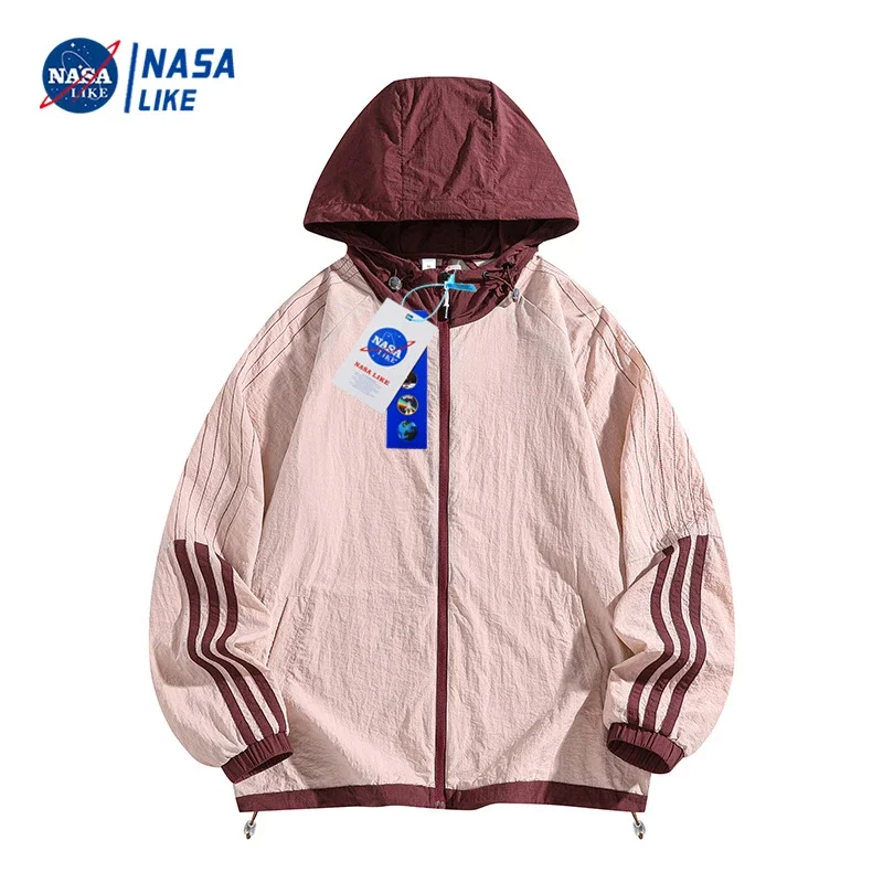 Couple Ice Silk Sun-protective Hooded Jackets