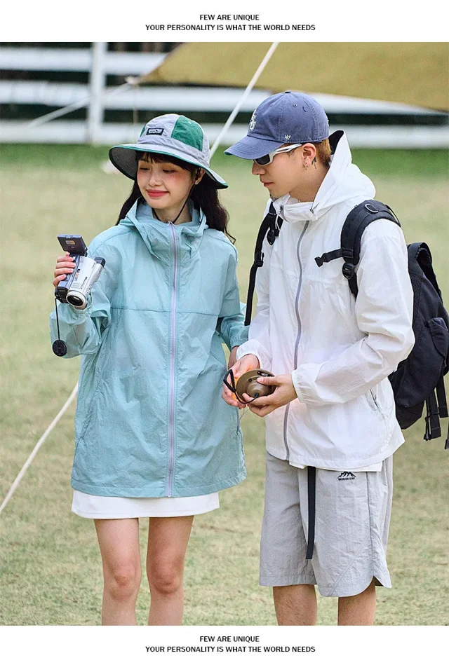 Unisex Summer UV Protection Skin Coats Detail