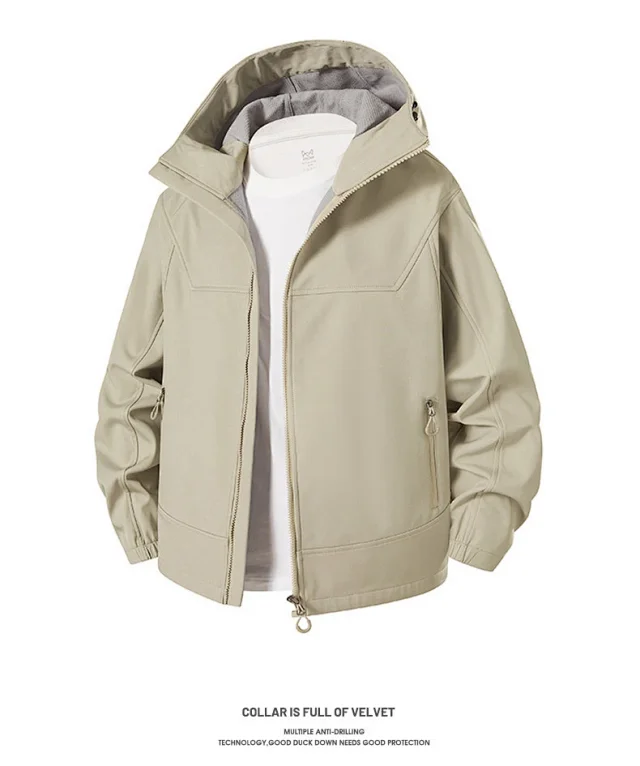 Spring Autumn Windproof Jacket (Couple Style) Detail
