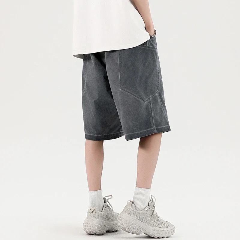 Men's Retro Denim Shorts