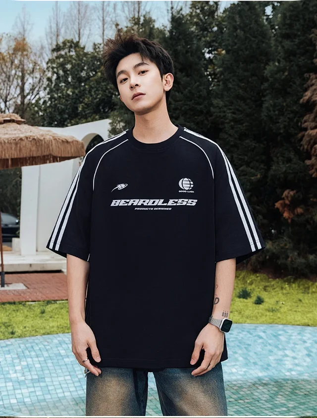 2025 Summer Men's Vintage T-shirt Detail