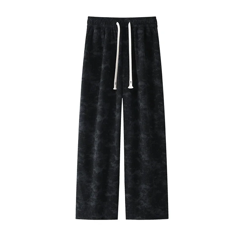 Pink Autumn Retro Wide-Leg Trousers