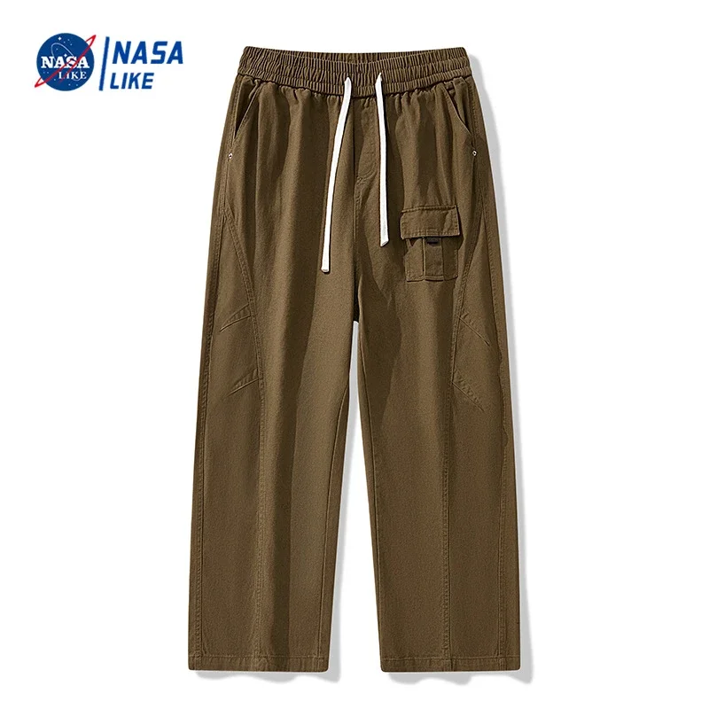 NASA Japanese Trendy Men's Cotton Cargo Pants