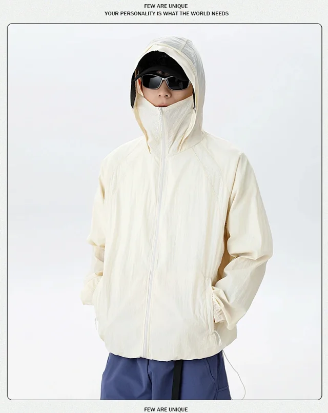 UV-proof Breathable Couple's Skin Coat Detail