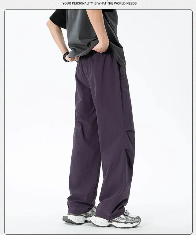 2025 Mens Parachute Pants: Waterproof, Lightweight & Stylish Detail