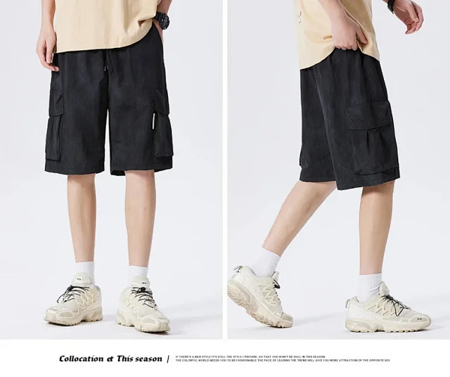 Men's 2025 Summer Ice Silk Pants Detail