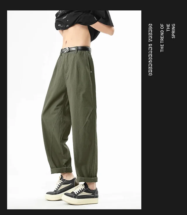 Japanese Men's Work Pants Detail