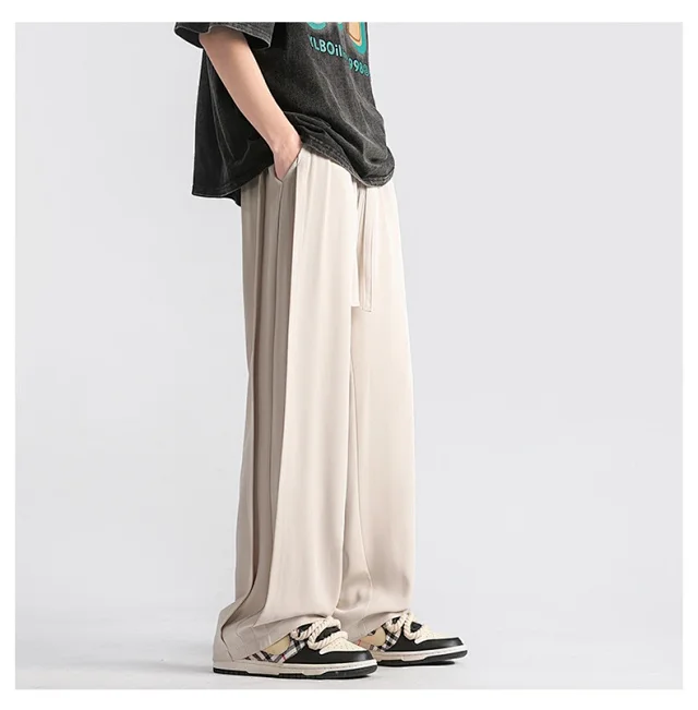 NASA Men's Summer Ice Silk Trousers Detail