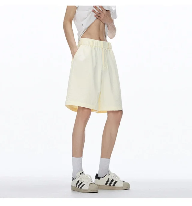 Men's Summer Sporty Loose Beach Shorts Detail