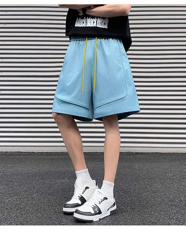 Men's Summer Ice Silk Outdoor Shorts Detail