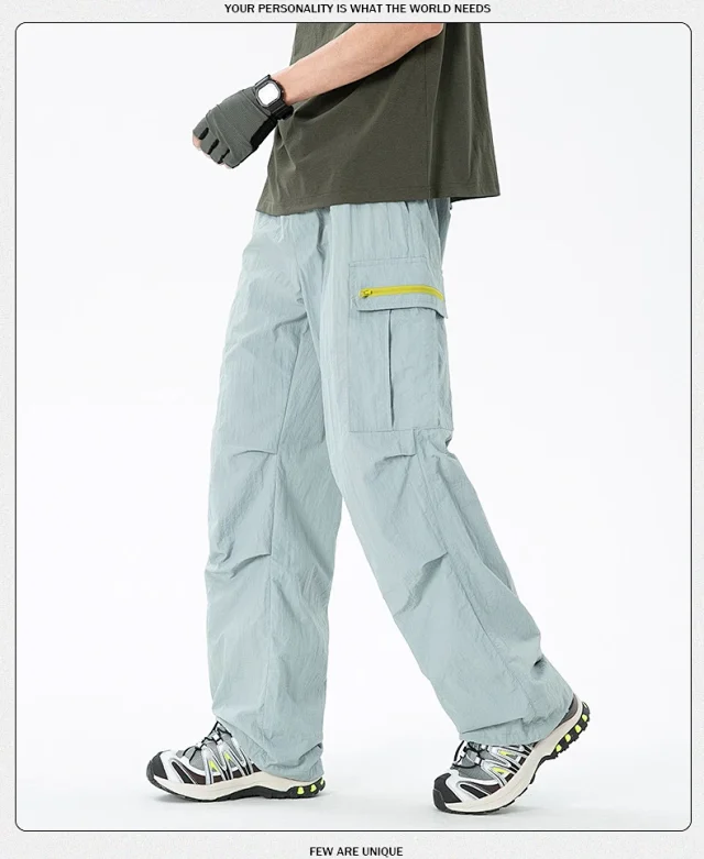 2025 Summer Waterproof Parachute Pants Detail