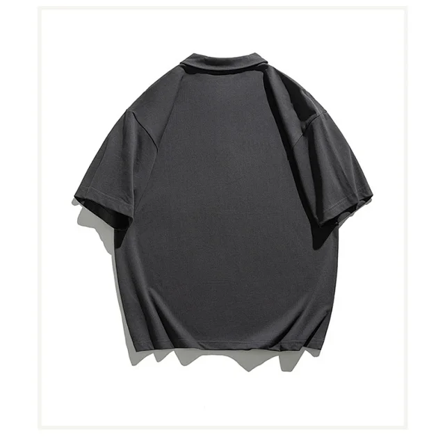 2025 Summer Men's Polo Shirt - Retro Colorblock Detail