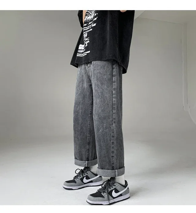 Hong Kong Style 2025 Spring New Jeans Detail