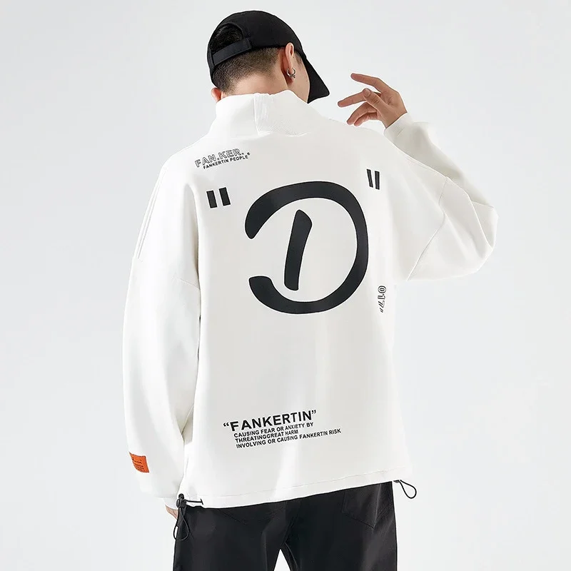 Men's 2025 Autumn/Winter Fleece High - neck Base Layer
