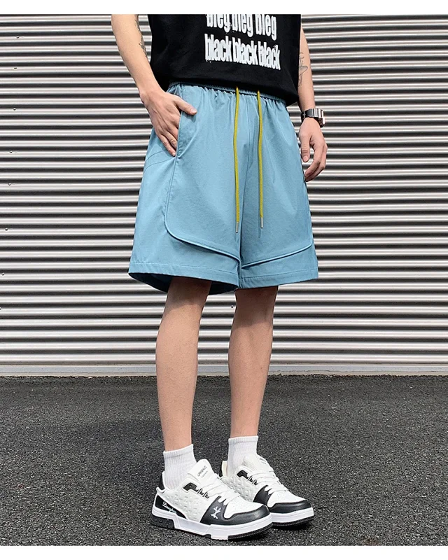 Men's Summer Ice Silk Outdoor Shorts Detail