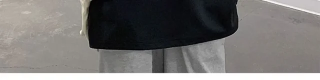 Men's Autumn/Winter Plain Crewneck Sweatshirt Detail