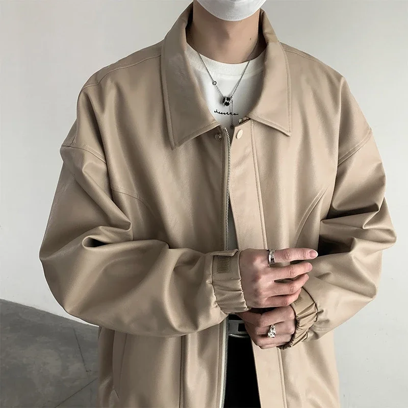 2025 Spring/Fall Men's PU Leather Jacket