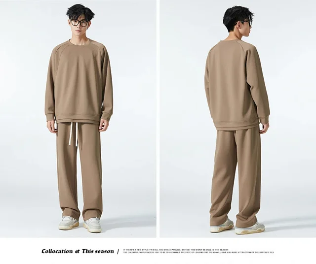 Autumn Men's Trendy Sportswear Set Detail