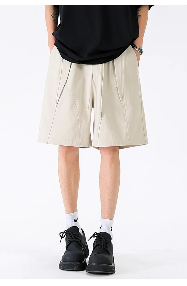 NASA High-street Hong Kong-style Shorts for Men Detail