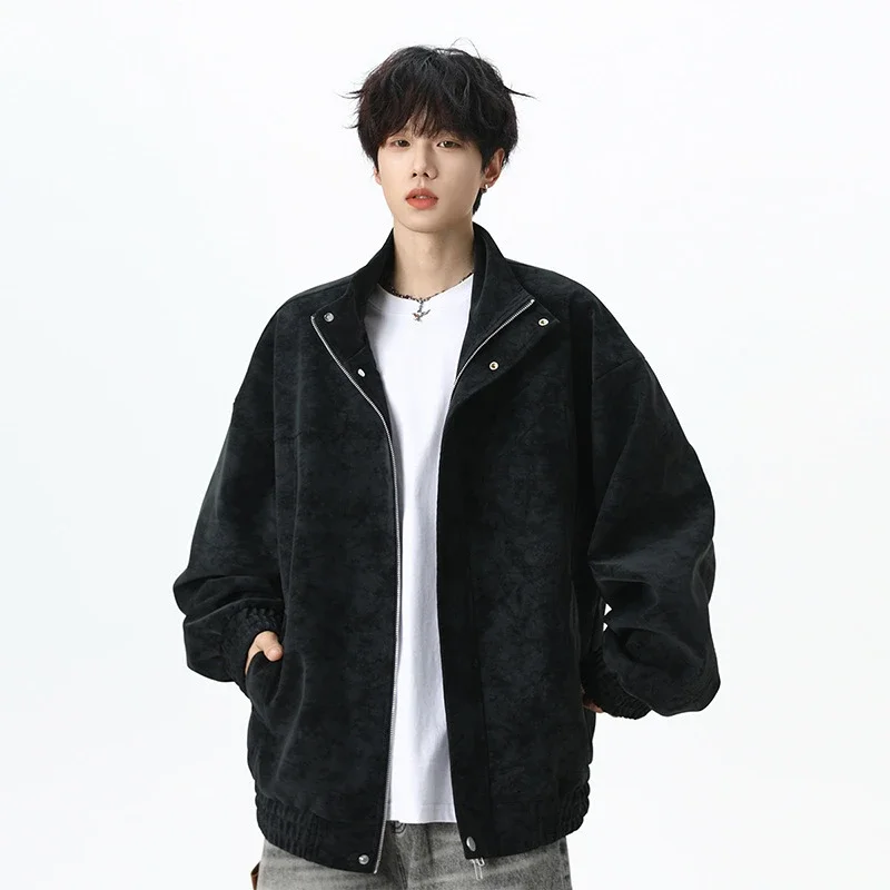 Retro PU Leather Jacket for Couples