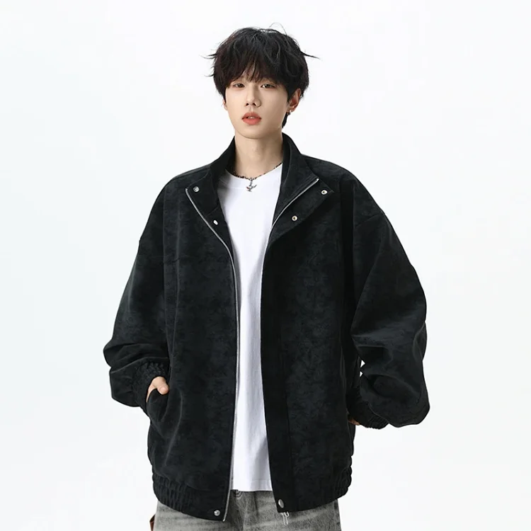 Retro PU Leather Jacket for Couples