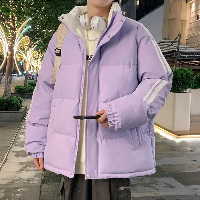 Unisex Three-Stripe Winter Puffer