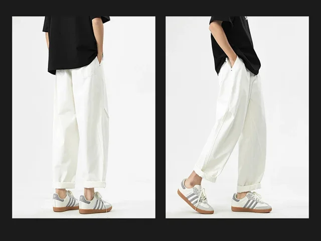 Japanese Men's Work Pants Detail