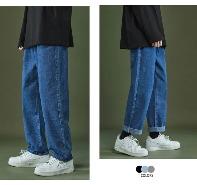 Men's Retro Straight Jeans (Unisex) Detail