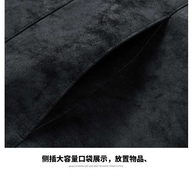 2025 Spring/Fall New Jacket: Loose Workwear, Trendy Leather, American Waterproof Biker Style Detail