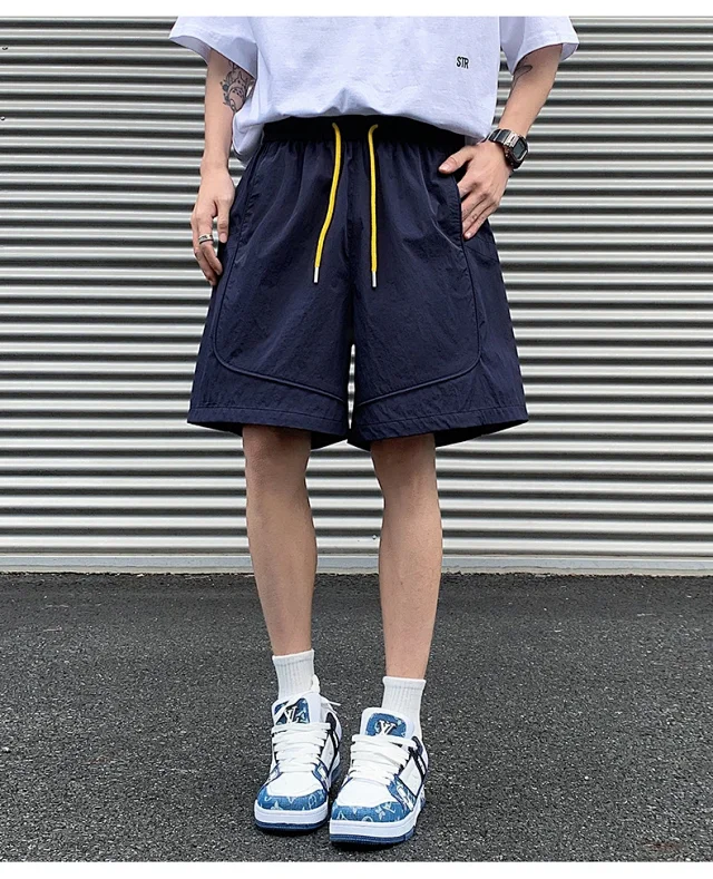 Men's Summer Ice Silk Outdoor Shorts Detail