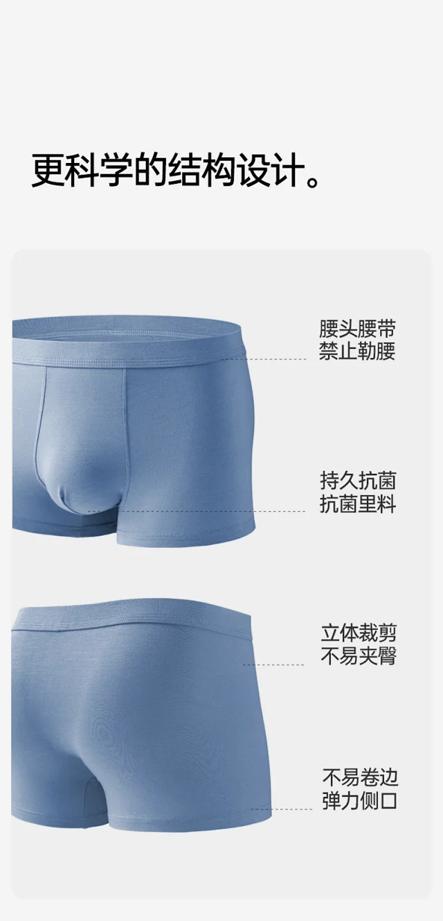 Men's Modal: Summer, Breathable, Plus Size Detail