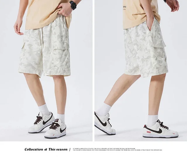 2025 Summer Camo Cargo Shorts (Men's) Detail