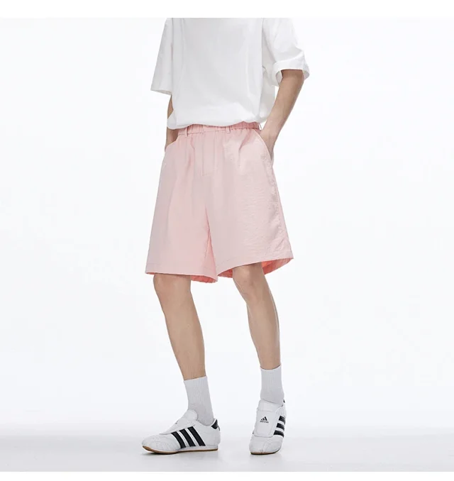 Men's Summer Sporty Loose Beach Shorts Detail