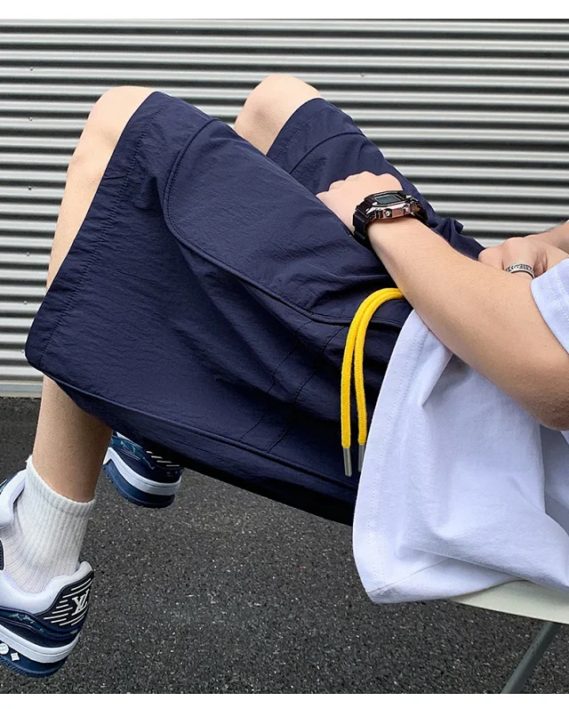 Men's Summer Ice Silk Outdoor Shorts Detail