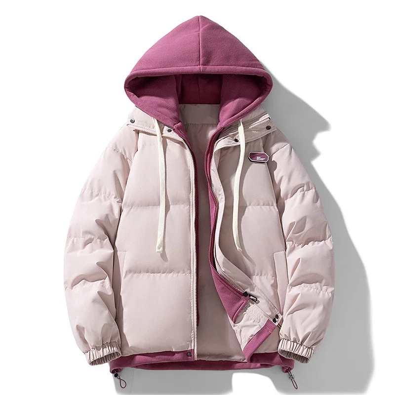 2025 FW Ins Hot Men's Puffer Jacket (Fake 2-in-1 Couple Style)