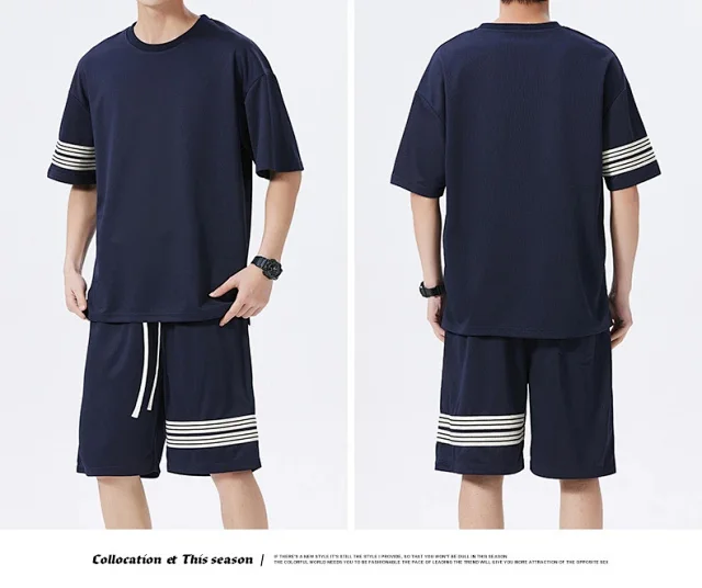 2025 Summer Men's Sporty 2 - Piece Set Detail