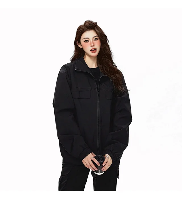 Men's Retro Work Jacket - Street Style Detail