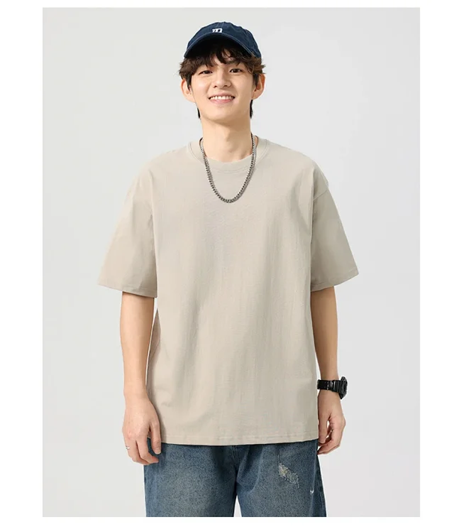 260g Cool & Antibacterial Men's T - Shirt 2025 Detail