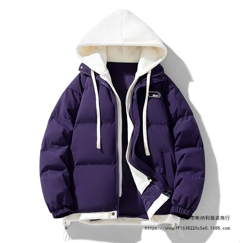 2025 FW Ins Hot Men's Puffer Jacket (Fake 2-in-1 Couple Style)