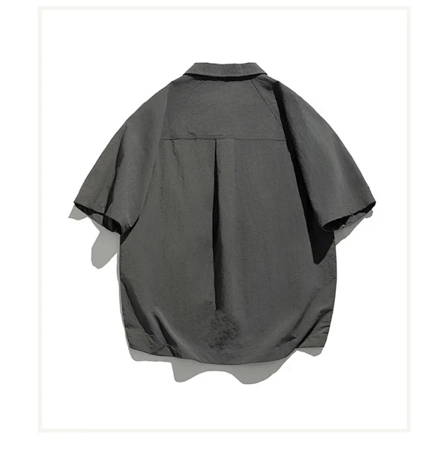 2025 Summer Men's Thin Shirt Detail