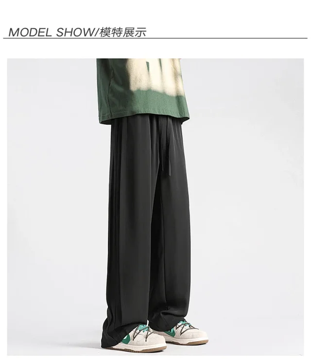 NASA Men's Summer Ice Silk Trousers Detail