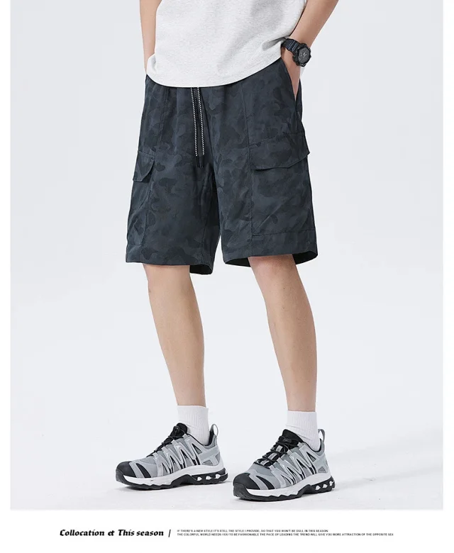 2025 Summer Camo Cargo Shorts (Men's) Detail