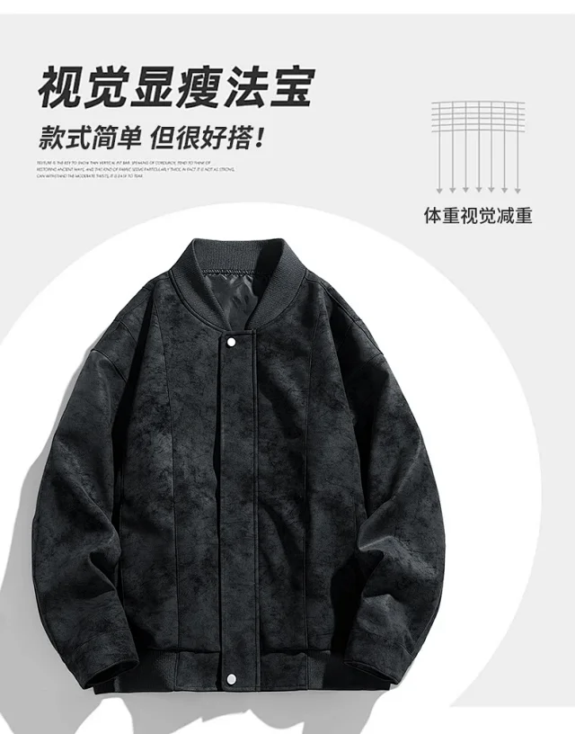 2025 Spring/Fall New Jacket: Loose Workwear, Trendy Leather, American Waterproof Biker Style Detail