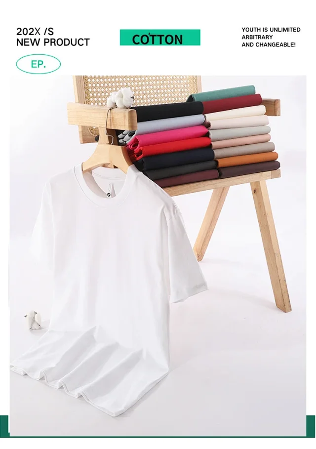 Loose Crewneck Short-Sleeve T-Shirt Detail