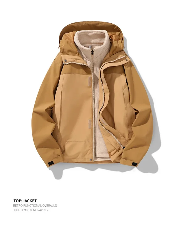 Outdoor Waterproof Hooded Jackets Detail