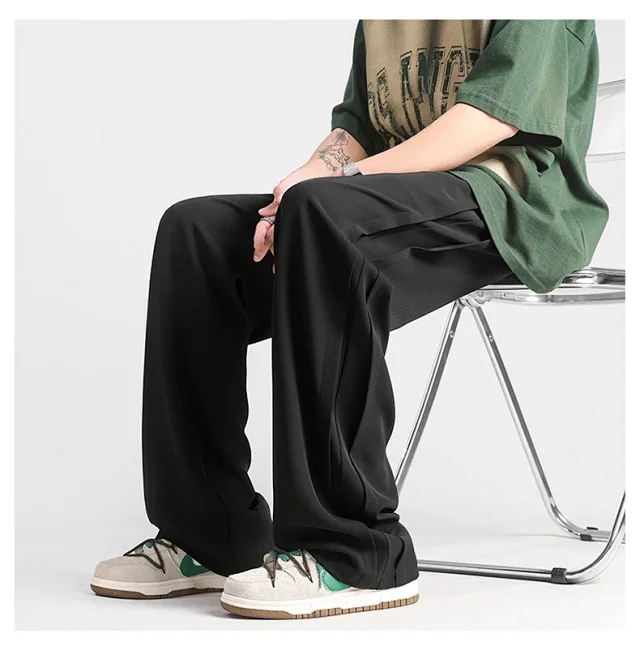 NASA Men's Summer Ice Silk Trousers Detail